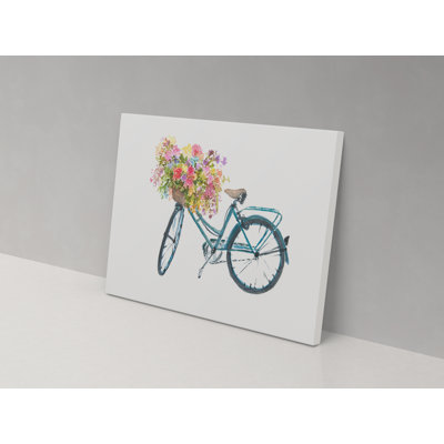 Bike Bouquet - Wrapped Canvas Print