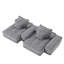 Canapé modulaire modulaire avec coussins-158290398