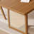 Brown Rectangular Solid Wood Dining Table-765360748