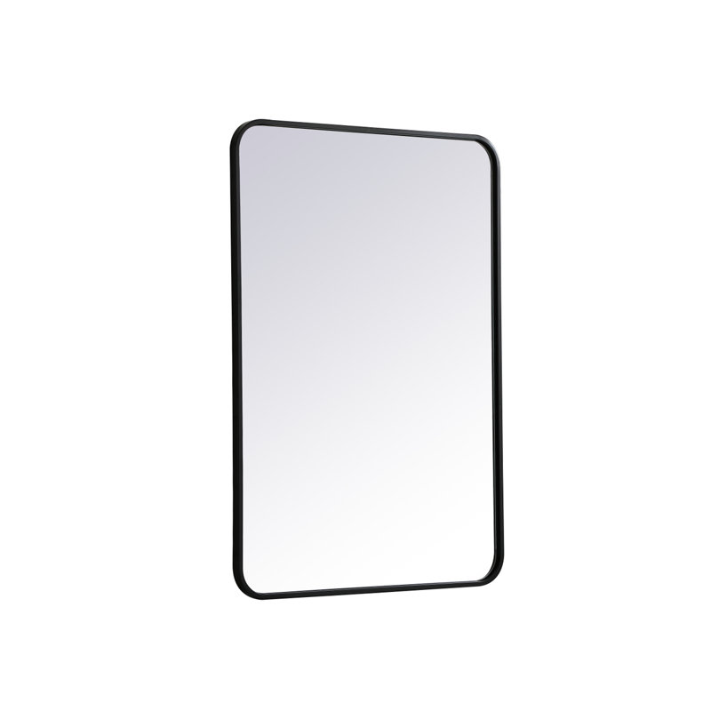 Miroir mural Sabine, Noir, 36 po x 24 po