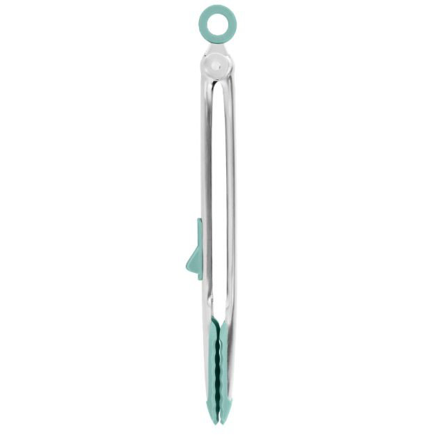 Silicone Tip Top Tongs - Light Aqua, Light Aqua