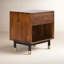 Dakota Solid Wood End Table with Storage