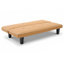 Canapé-lit futon convertible 68,5 po avec structure intégrée en bois massif, canapé-lit réglable en similicuir-1625598062