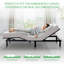Lit réglable Linklater Zero Gravity avec massage et télécommande sans fil, matelas en mousse viscoélastique de 10 po inclus-172768376