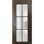 Porte française solide | Verre givré Planum 2122 | Poignée simple à panneau régulier | Portes de salle de bain robustes