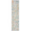Tapis abstrait bleu / beige / orange Riccio-1809620366