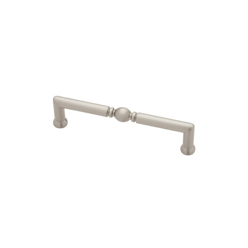 Poignée décorative 3-3 / 4 po Nickel satiné