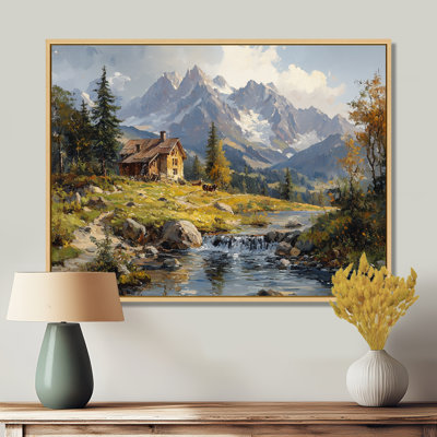 Gerven A Miners Rugged Journey Through Mountains - California, art mural