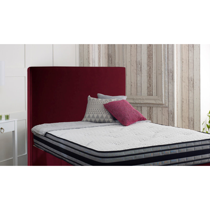 Nettie Upholstered Headboard, Small Double (4'), Maroon