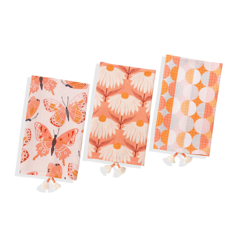 Marigold Flutter Kitchen Towel Set