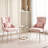 Dorsi Velvet Upholstered Button Tufted Modern Dining Chair-1474221120-1434141117