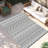 Camping Mat, Beach Mat,outdoor plastic straw rug Boho Outdoor Rug in Black & White – Weatherproof and Stylish-1344315487