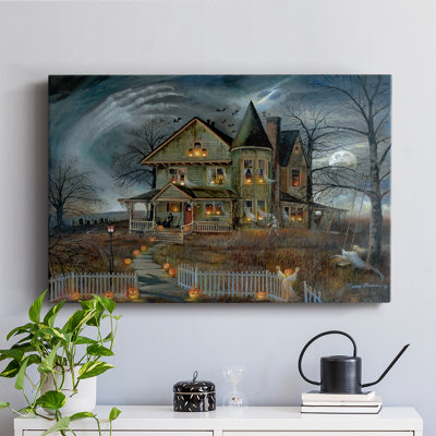 Haunted House -Gallery Wrapped Cavas