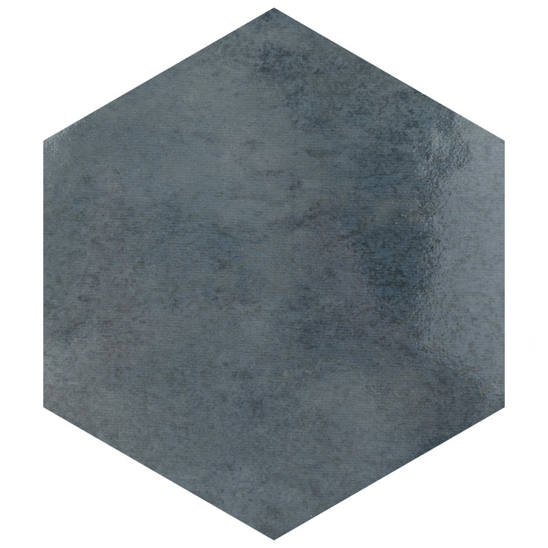 Capri 7" x 8" Porcelain Stone Look Wall & Floor Tile, Indigo