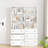 70.9'' H Book Cabinet Storage Bookcase Set-452849906