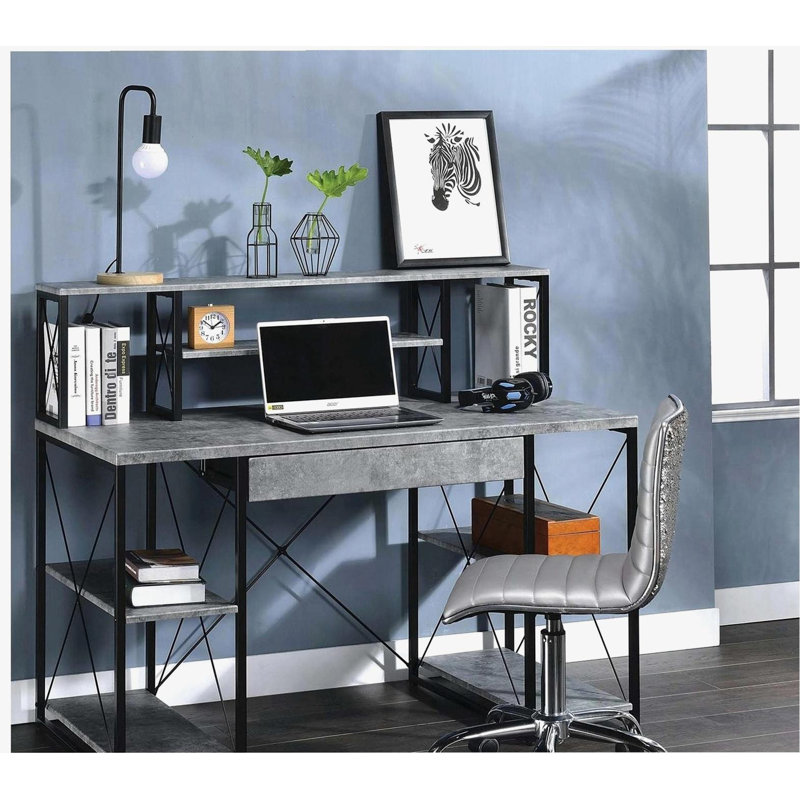 Amiel All Purpose Gray Finish Writing Desk