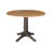 Sturges Extendable Round Unfinished Solid Wood Dining Table-87227710
