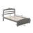 Elliana Solid Wood Platform Bed with Footboard & Built-in Charging Station-81970985-81970989
