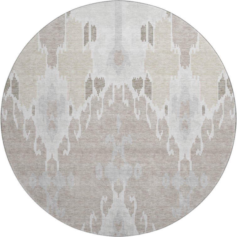 Premium Machine Washable Prisco Ivory Rug