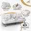 Canapé inclinable convertible en similicuir de 66 po de large Siomary-30037857