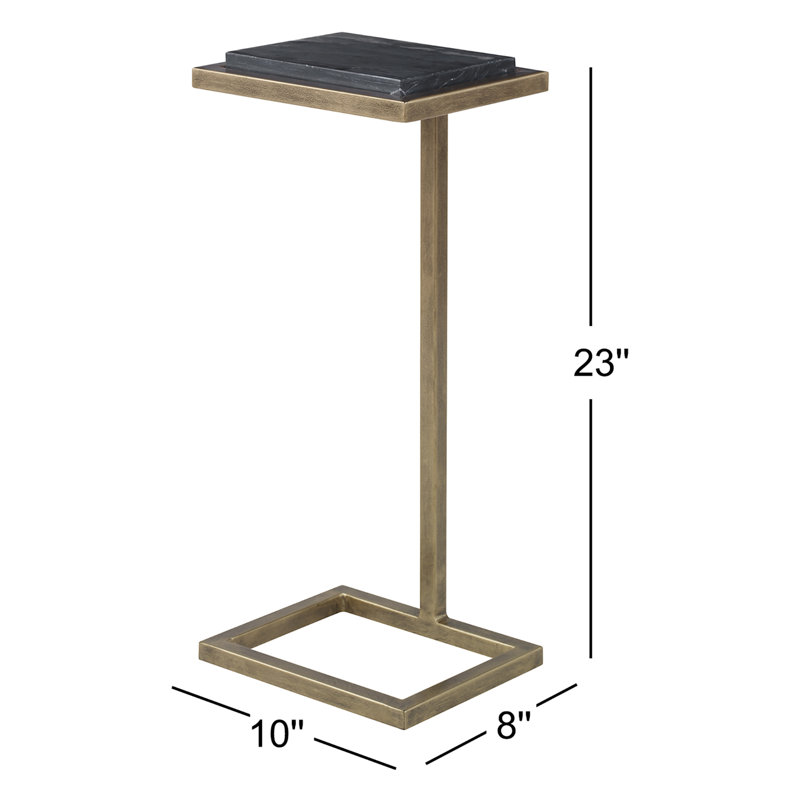FURNITURE, Black Marble/Aged Gold