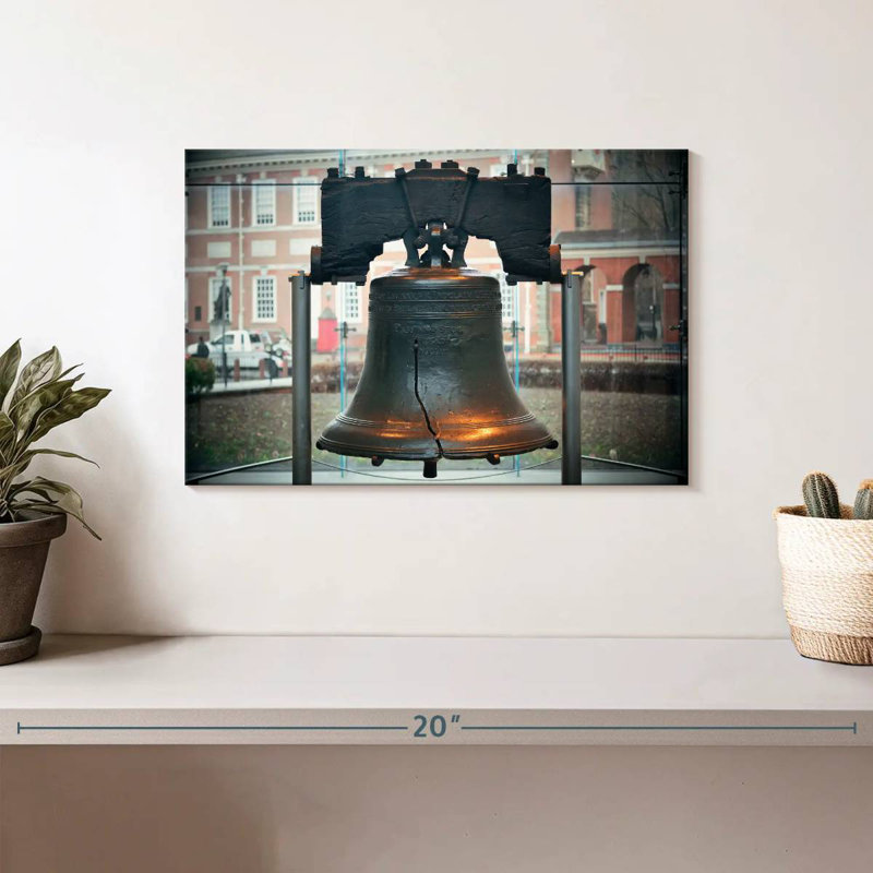 Lilie American Liberty Bell, 8" H x 12" W