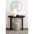 Jovie Scalloped Mango Wood Entryway Console Table-631034635
