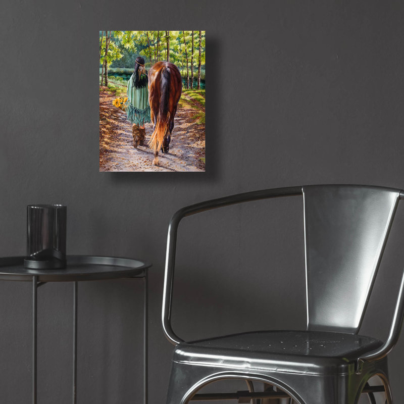  «He Leads Me Beside Still Waters» par Delene Lambert, art mural en verre acrylique, 12 po x 16 po