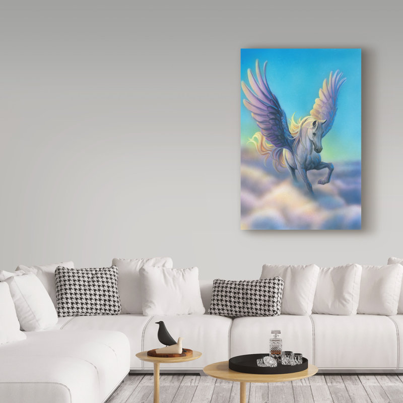 «Pegasus» par Hilkiah, impression sur toile tendue, H 19 po x l 12 po x P 2 po