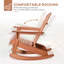 Chaise berçante à bascule