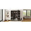 4-Door Wardrobe With 1 Drawer, Grey