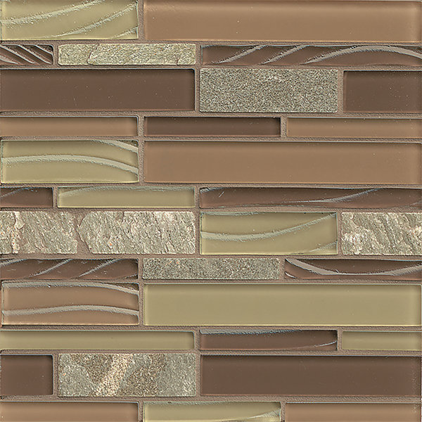 Queenstown Glass Linear Mosaic Wall & Floor Tile
