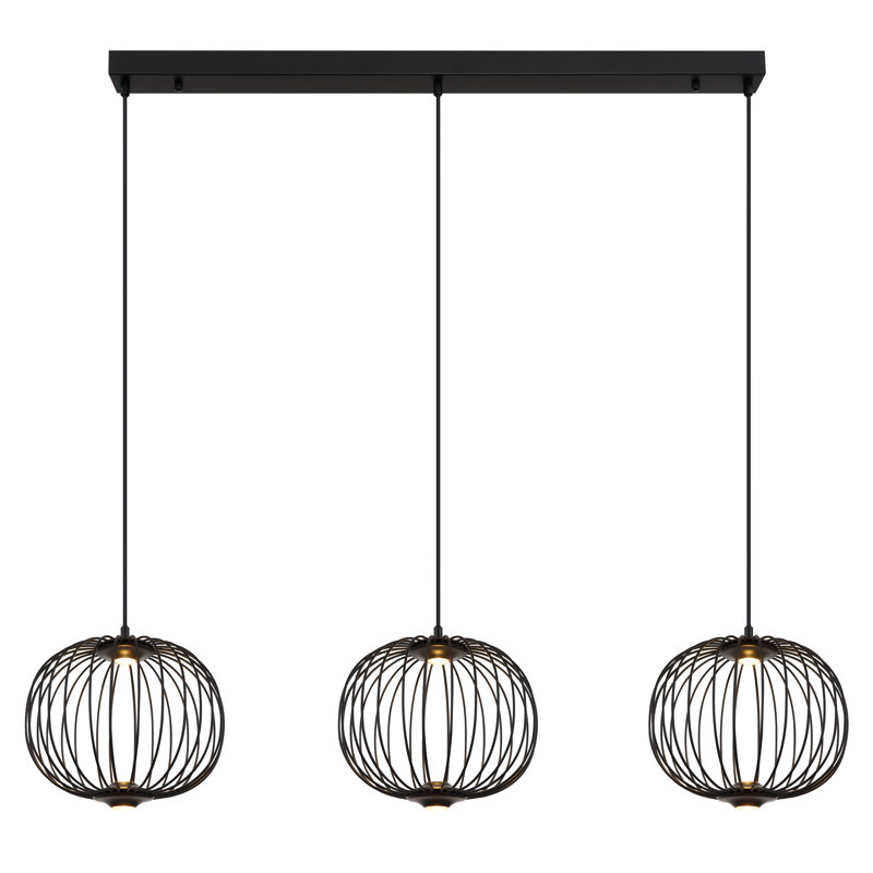Andia 1 - Light Matte Black LED Pendant