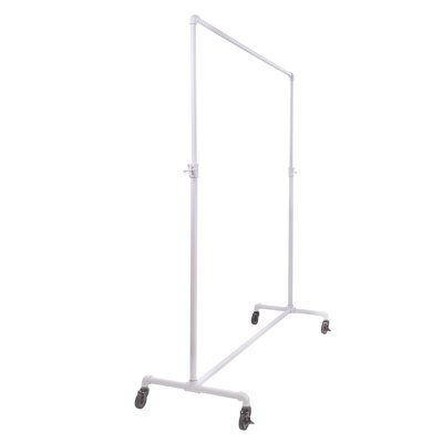 Arleta 60'' Metal Rolling Clothing Rack