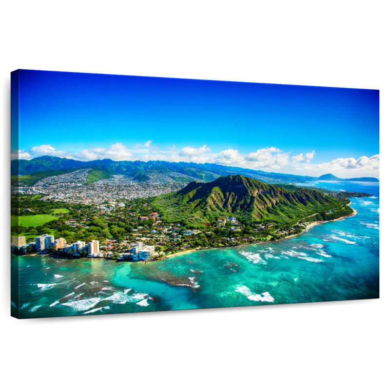 Harpa Diamond Head View, 8" H x 12" W