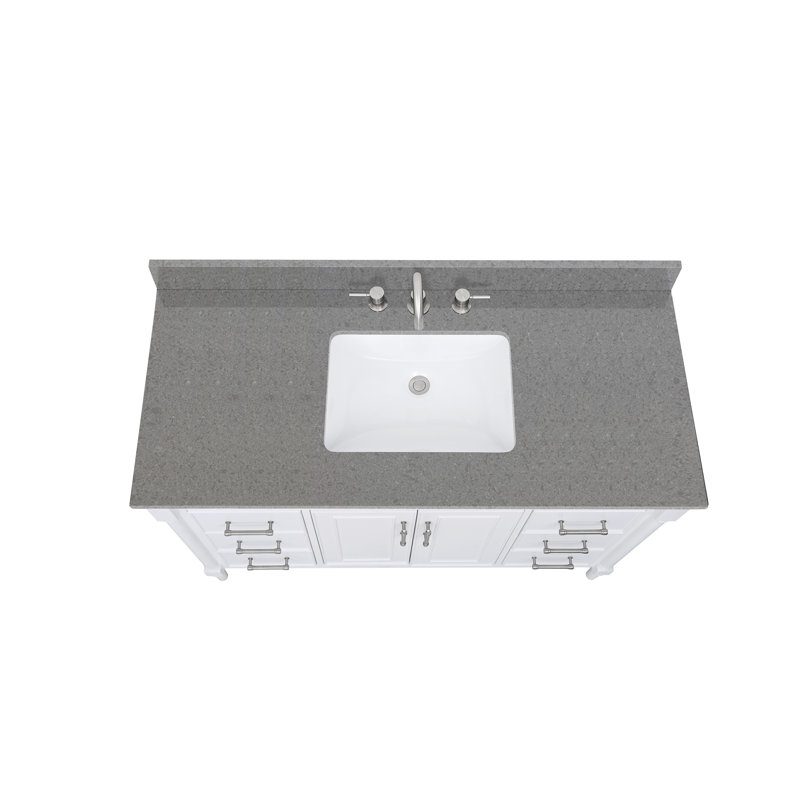 49'' W Single Vanity Top, Contrail Matte