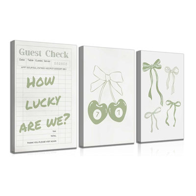 3 Piece Wrapped Canvas Print