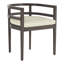 Santa Barbara Aluminum Patio Dining Armchair with Cushion-83260015-93663902
