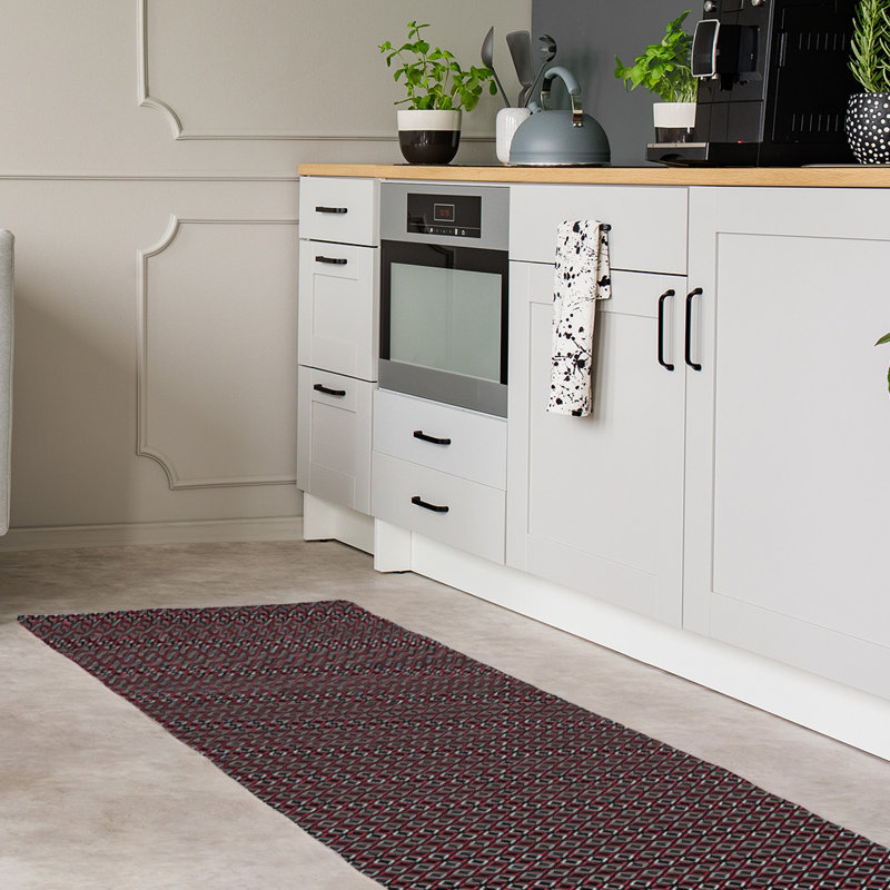 Chenille Geometric Indoor Rug, Runner 2'6" x 8'