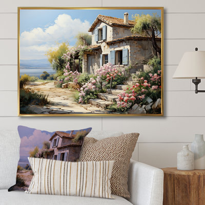 Villa rétro dans l'ancien empire romain I - paysage, art mural