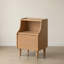 Table de chevet 15,75 "avec tablette ouverte et 2 tiroirs-2116072603