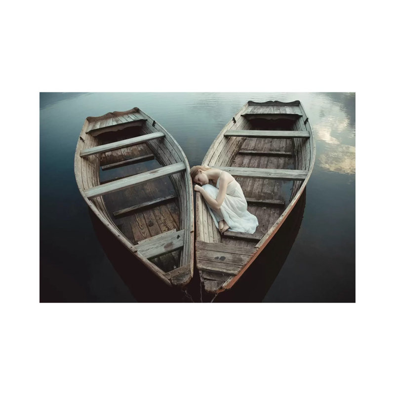 Boats 1 Piece Wrapped Canvas Wall Art, 101.6 cm H x 66.04 cm W x 1.91 cm D