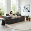 Canapé modulaire rembourré en chenille Modern