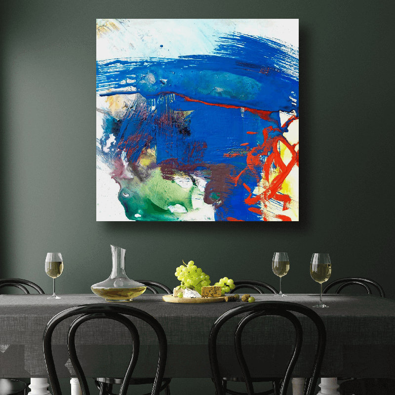 Flourspar - Artist Enhanced Canvas Print, 30" H x 30" W x 1.5" D, Unframed