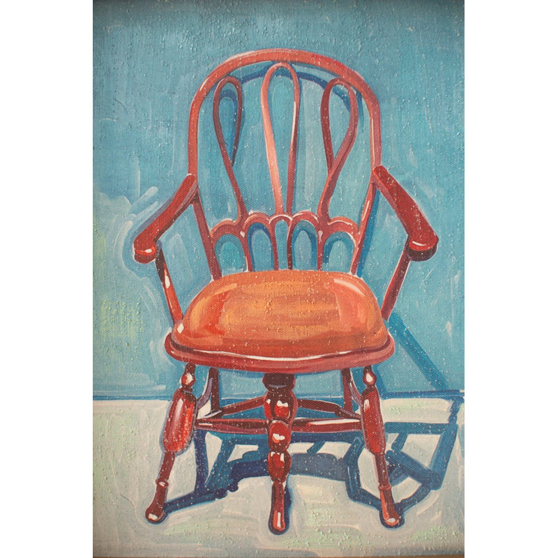 ENSEMBLE DE DEUX PEINTURES DE CHAISE CADRE
