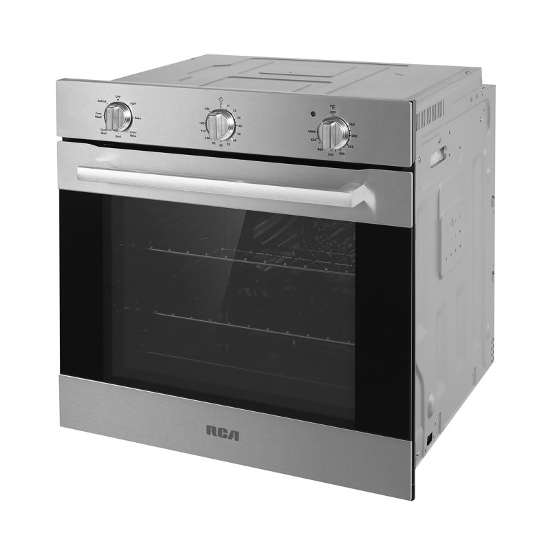 24" Single Wall Oven with Knob Control in Stainless Steel