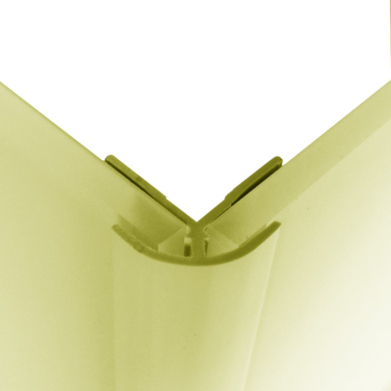 0.8" x 96" Wall Paneling in Yellow