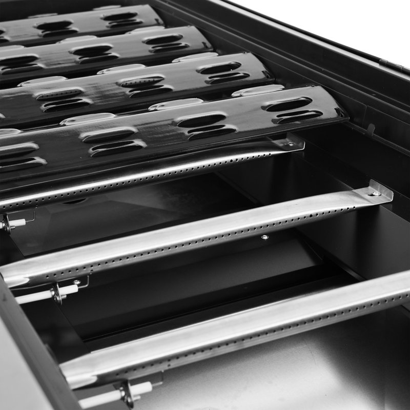 Arlmont & Co. Tanesha 8 - Burner Countertop Liquid Propane Gas Grill