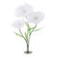 Fleurs artificielles avec base