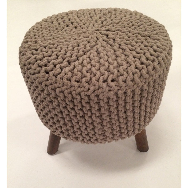 Tabouret d'appoint Ullery, Marron foncé, Linen
